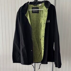 Levi's Black Lightweight Jacket with Green Lining